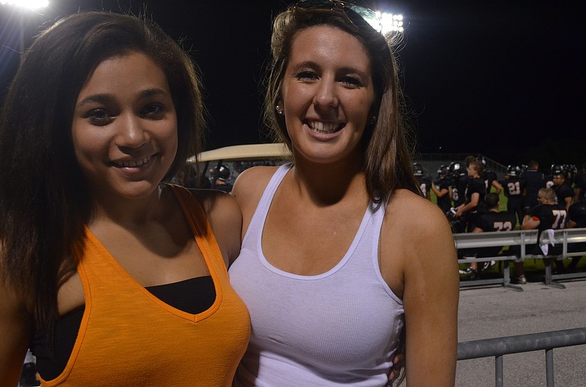 Juniors Desiree Leiding and Cece Knight