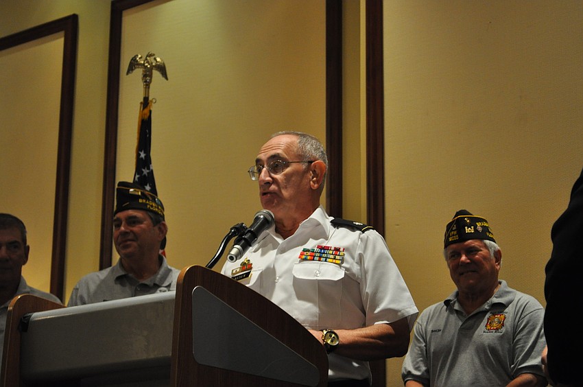 Lee F. Kichen was recognized for his work helping returning soldiers and veterans of the area.