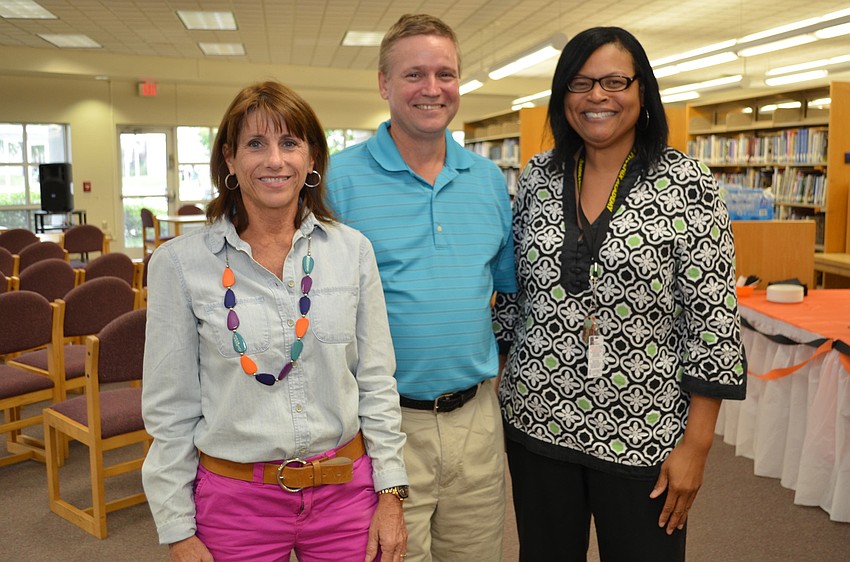 Nancy Sherk, Bob Perkins and Edna Sherrell