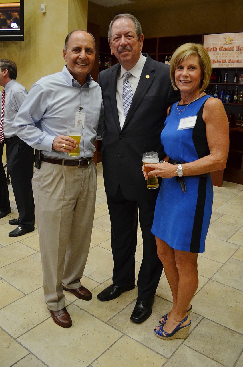 John Saputo, Ray Pilon and Denise Saputo
