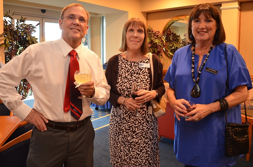 Jim and Bev Christie with Jan Peakes