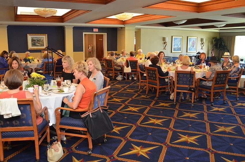 Members enjoyed a style show and luncheon Thursday, Sept. 26, at Bird Key Yacht Club.