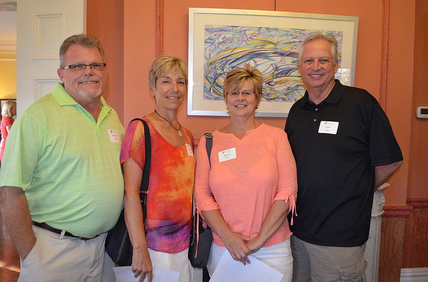 Warren and Pat Berg with Becky and Dan Delp