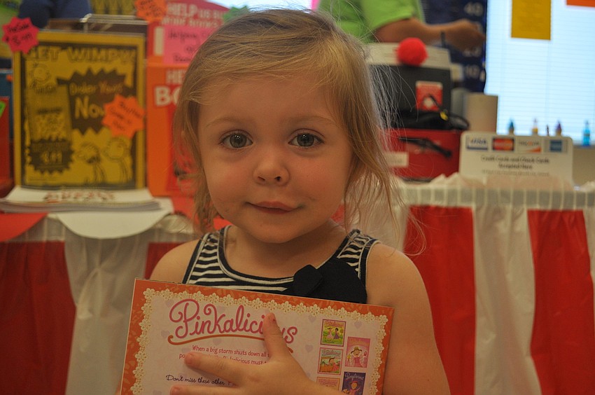 Marlee- Jane Jones got to bring home Pinkalicious