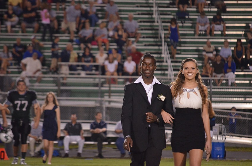 Sophomores D'Andre Hobbs and Julie Castanzo