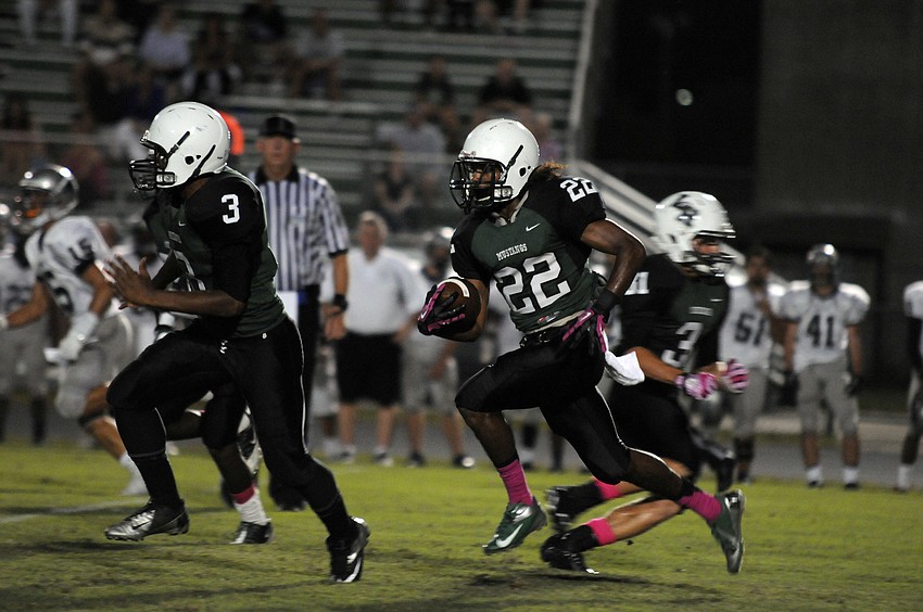 Lakewood Ranch sophomore defensive back Brandon Luckett had two interceptions.