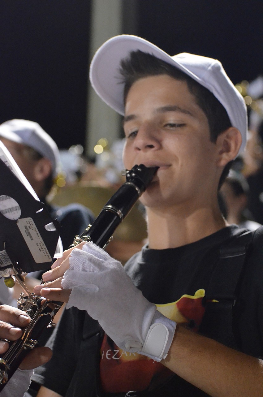 Nick Bartoszek, 15, plays Thrift Shop by Mackelmore.