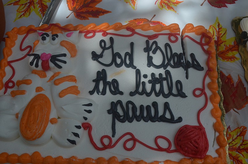 Participants enjoyed celebratory cake after the blessing.