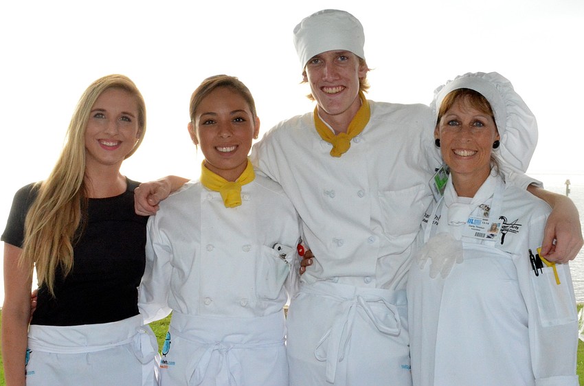 MTI students Courtney Brower, Marlene Romo, Zacharay Voight and instructor Darla Thixtun
