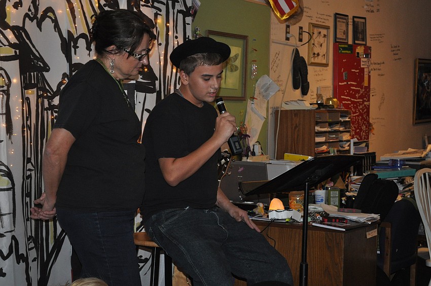 Jeremy Brister read his poem 