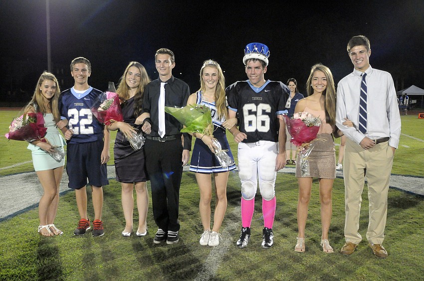 The Out-of-Door Academy honored its Homecoming court during halftime of its Homecoming game versus the Community School of Naples.