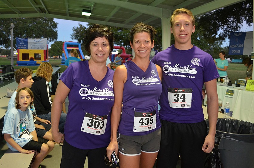 Audrey Nuzzo, Karen Varone and Jacques Barns