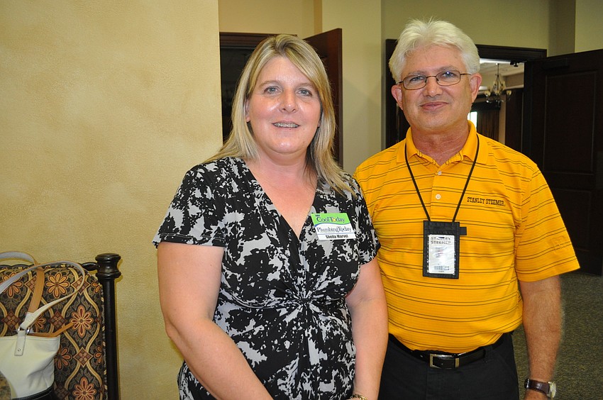 Sheila Marvel of N & M Cool Today with Jon Buckles of Stanley Steemer