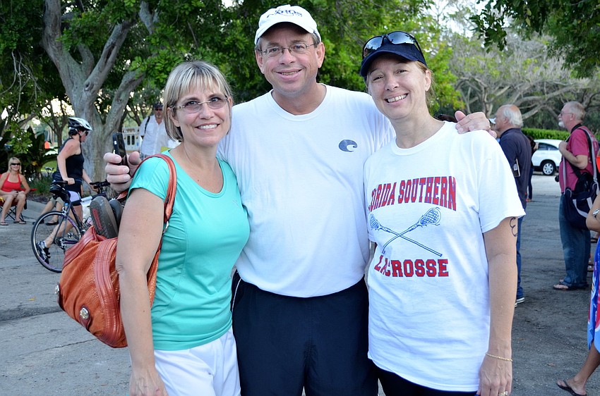 Melissa Bazzey with Mike and Kathe Lowrey