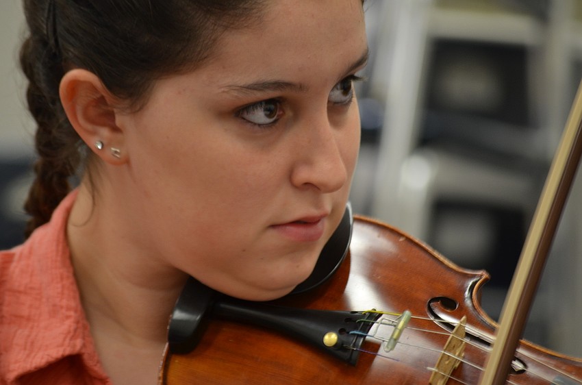 Emily Champagne, 17, attends Braden River High School