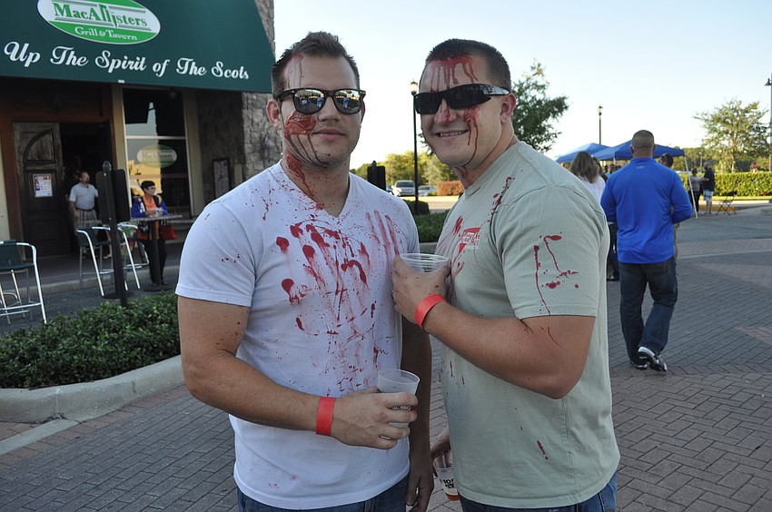 Matthew Mills and Tyler Fowler liked the beer they tasted but wished they had a Bloody Mary.
