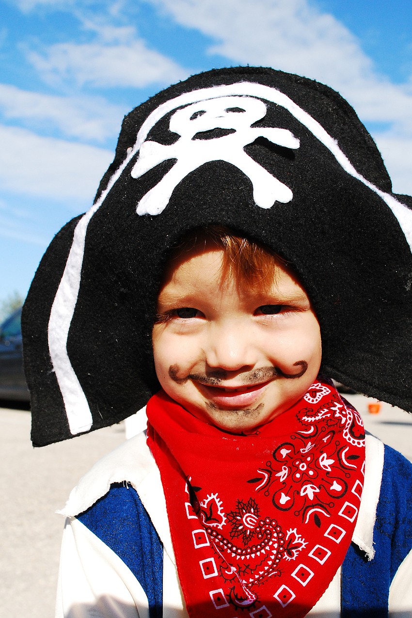 Jack Wells, 2, came as Capt. Jack Sparrow.