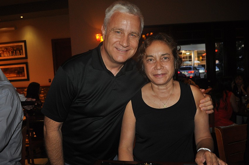 Dave and Rosita Haas enjoyed the pork shrimp appetizer.