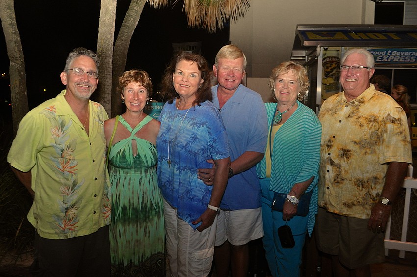 Mark Greenwood, Ann Greenwood, Carin Larson, Curt Larson, Carolyn Francis and Skip Halsey.