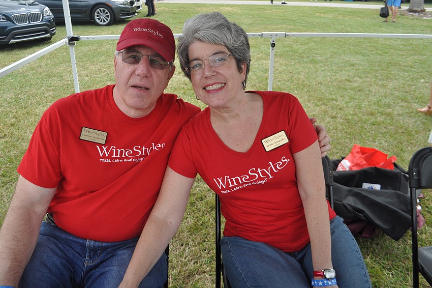 WineStyles owners Carmen and Robin Spagnola closed their store for the day and volunteered their staff to assist with the event.