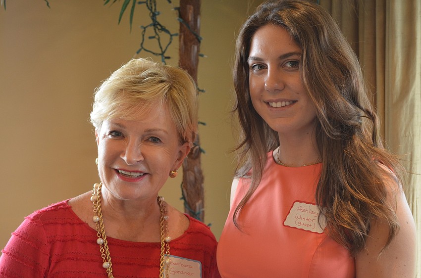 Barbara Gardner, of Collins Interiors, and Ashley Winter