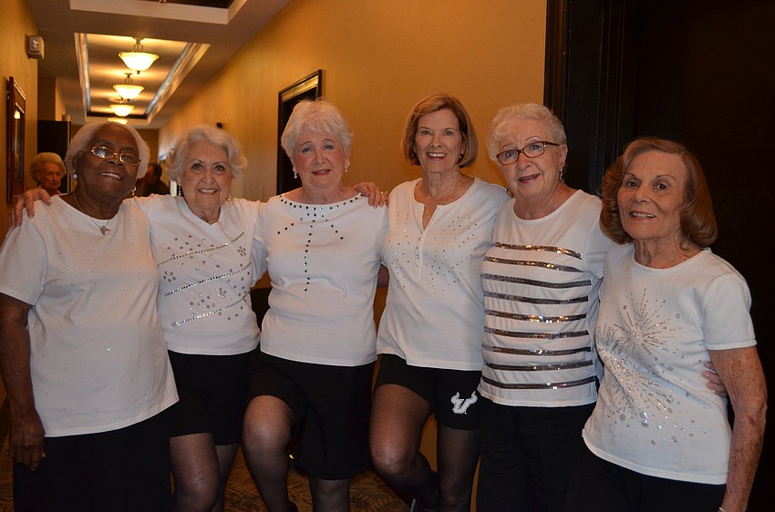 Estrella Clemendor, Lyn Jacobson, Pat Beggan, Sydell Rosen and Joyce Berry made up the Happy Hoofers