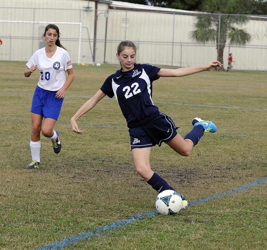 Caitlyn Camire scored a goal for ODA.