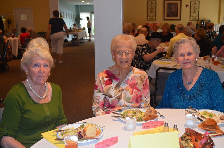 Norma Johnston, Elaine Arzberger and Eileen Rowett-Brons