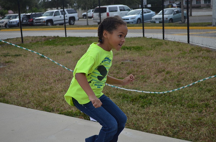 Arabella Magnotti jumps rope