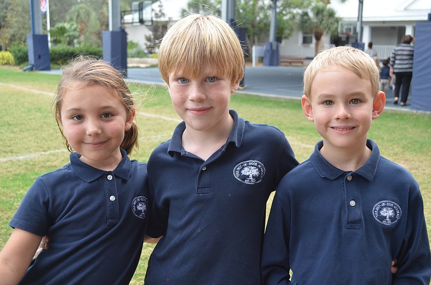 Alyssandra Z., Landon F. and Henry G.