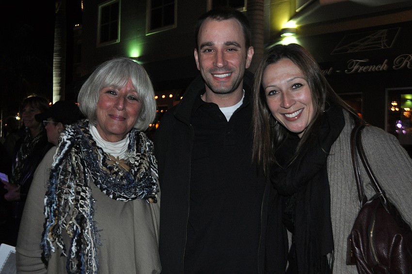 Sandie and Brad Ivers with Jennifer Schiff