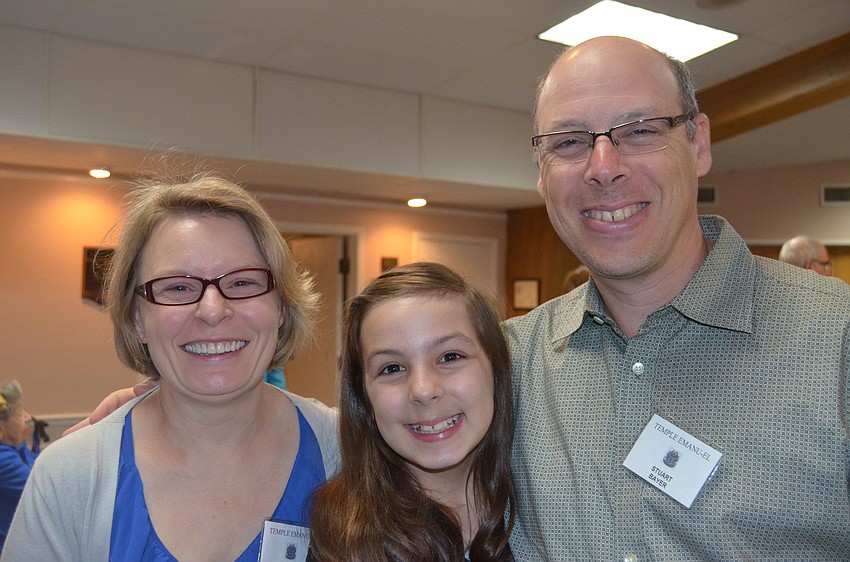 Stacy, Eva and Stuart Bayer