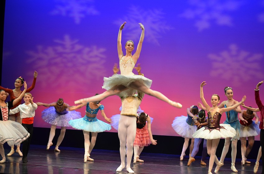 The final lift of Holiday Variations brings the production to a successful close