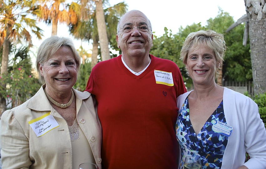 Gail Loefgren, President of Longboat Key Chamber of Commerce, Juan Florensa, Town of Longboat Key, and Stephanie Dluzneski RN, Certified Health Coach