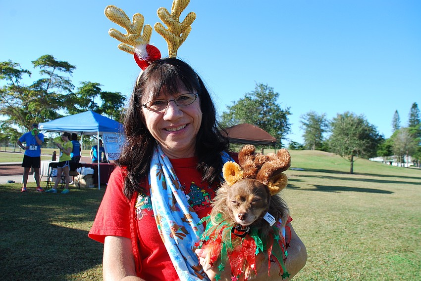 Chris Deluna with Kiwi