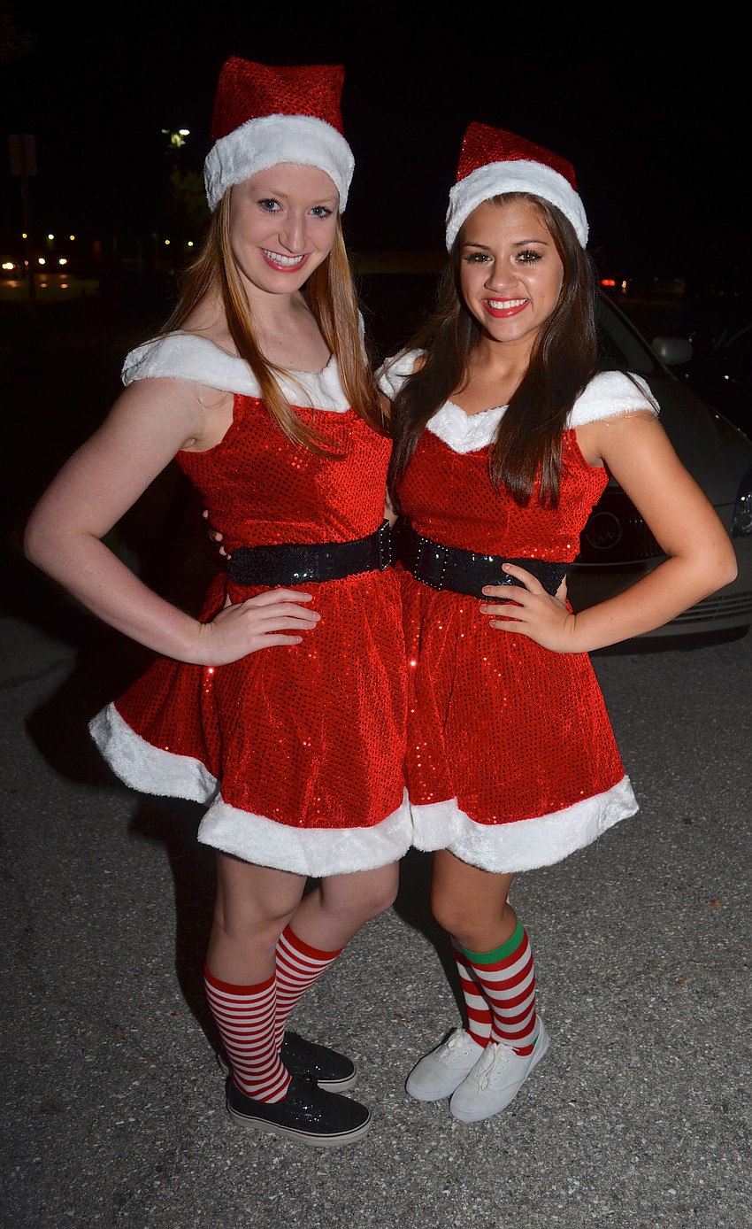 Student Government members Kayla McMulty, vice-president, and  Victoria Najmy, president.