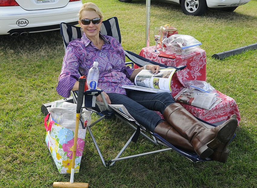 Sarasota resident Elizabeth Flower has been involved with polo her entire life and enjoys seeing the enthusiasm everyone shares for the sport.