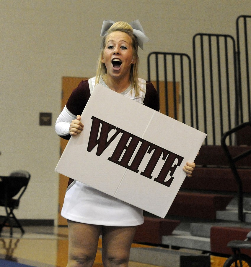 Braden River senior Brianna Douglas competed in the Cheerfest Competition for the final time.