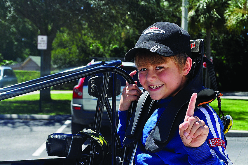 Nine-year-old Conner Dutting-Morrell, a fourth-grader at Rowlett Elementary, is the USAC Northeast Series Champion in Junior Animal and third-place winner in Junior Honda.