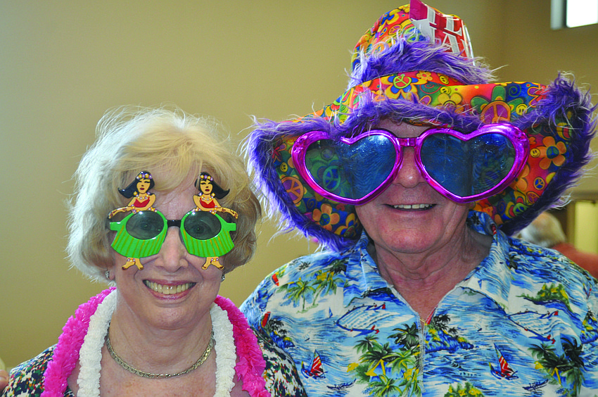 Ginny and the Rev. Bruce Porter bid aloha to season April 6, at the Christ Church of Longboat Key, Presbyterian, goodbye party.