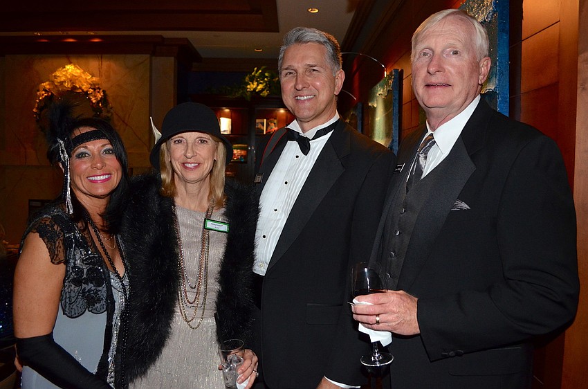 Jackie Millikin, Shirley and Don Burkall and Lynn Millikin