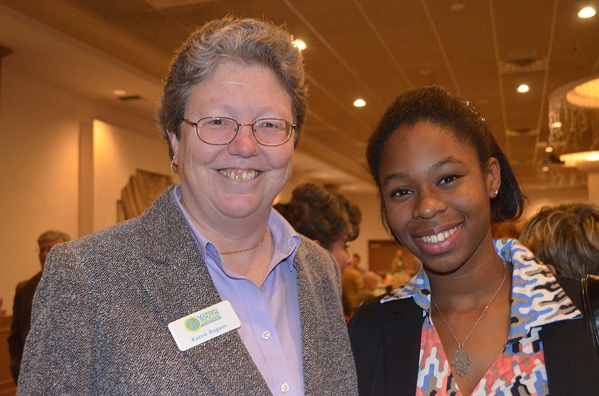 Karen Bogues and Sharae Castillano