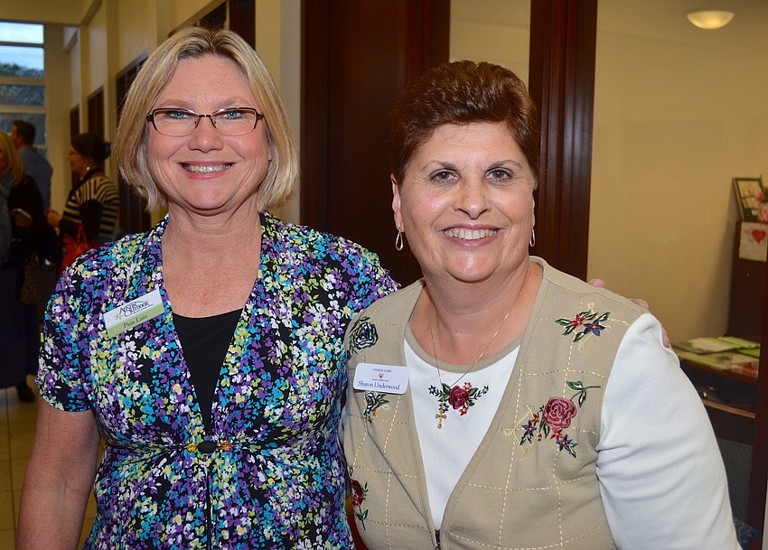 Pam Lutz and Sharon Underwood enjoy girl time.