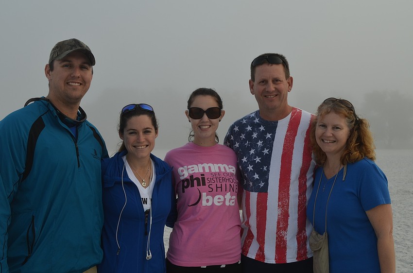 Cyndi, Scott and Danielle Byrd with Emily McKinnon and Brandon Wright