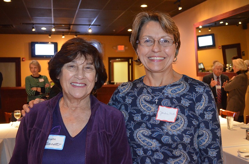 Marion Barrett and Jackie Kelly