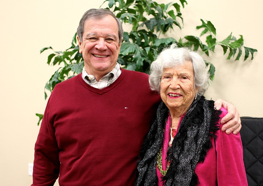 H. Terrell Griffin and Shirley Beachum, President of the Longboat Key Historical Society