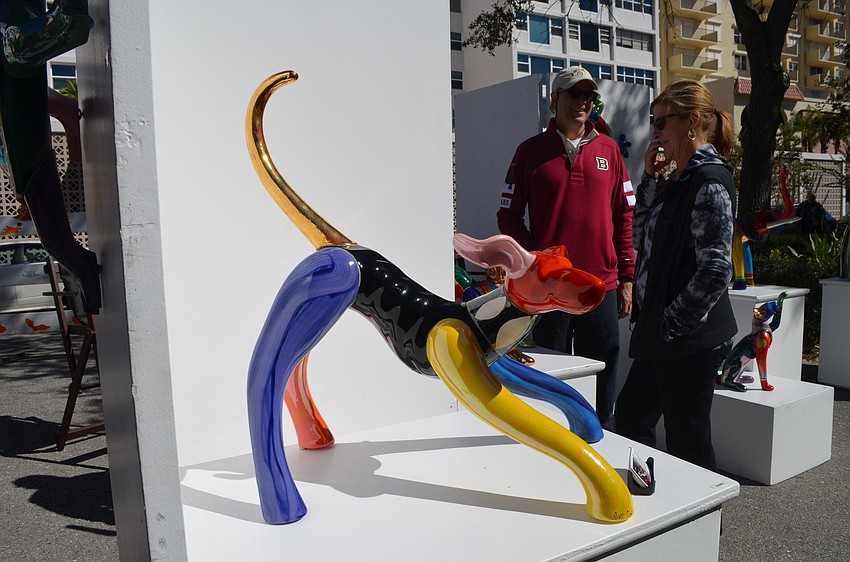 Scott Causeyâ€™s ceramic sculpture â€œMax Muttâ€.