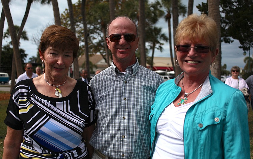 Cathy Sutton with Gary and Sharon Park