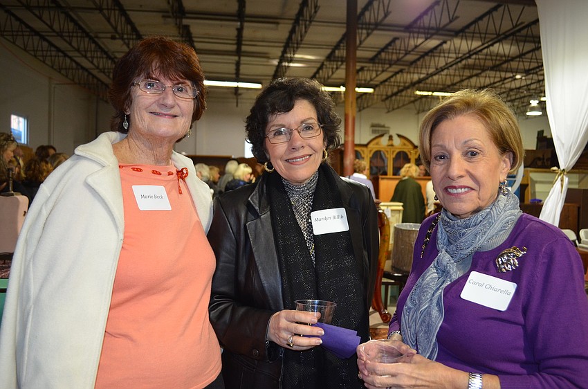 Marie Beck, Marilyn Billib and Carol Chiarella