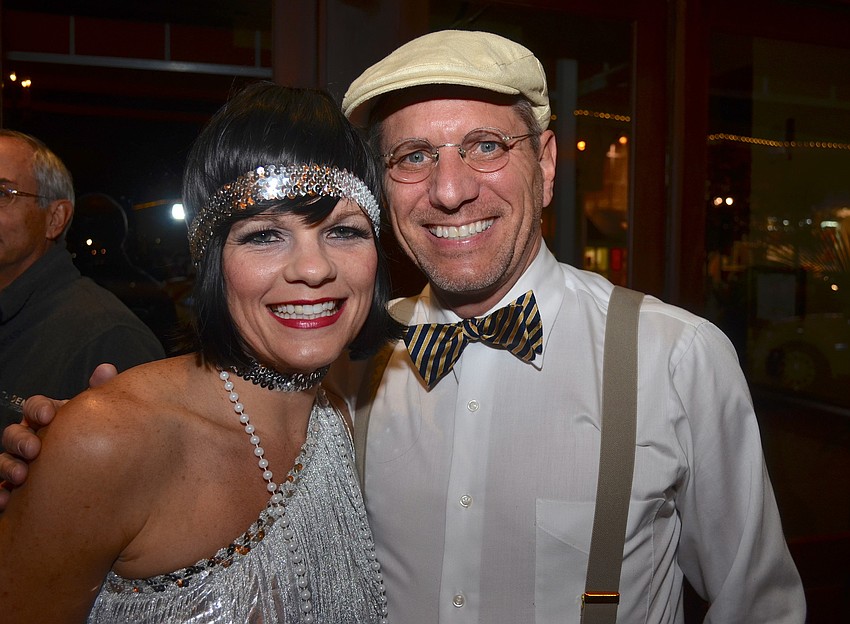 Carrie Hulen and Steve Heyman lighten up the room.